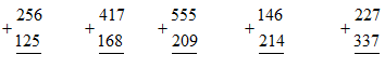 Giải Toán lớp 3 bài: Cộng các số có ba chữ số (có nhớ một lần)